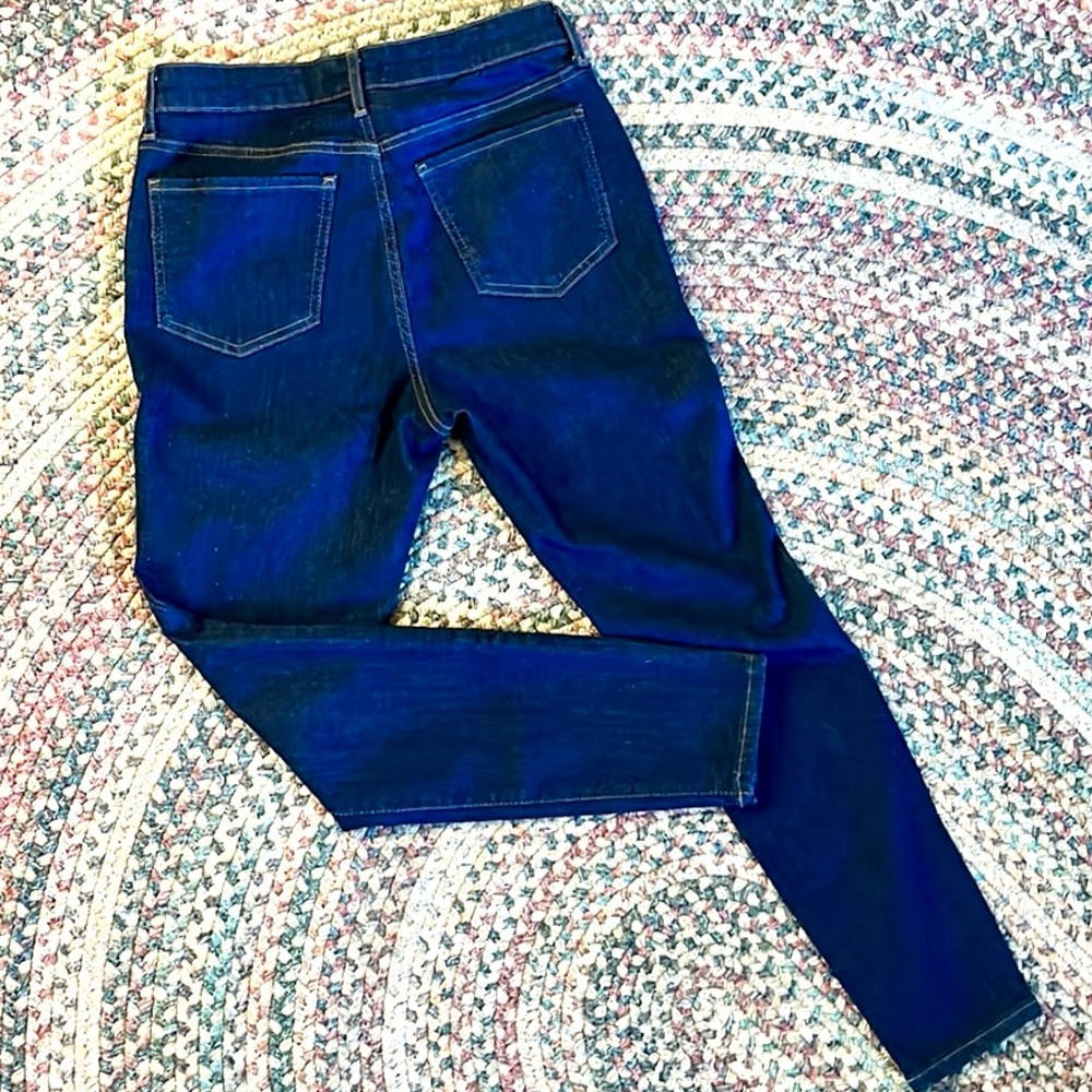NYDJ Skinny Jeans Dark Wash Stretch Denim Lift Tuck Technology Size 6 - Picture 3 of 7